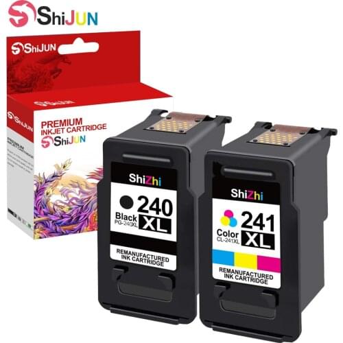 SHIJUN Ink cartridge Compatible For PG 240XL CL 241xl For Canon PIXMA MG3620 MG3520 MG3220 MG2220 MG2120 MX532 MX472 432 printer