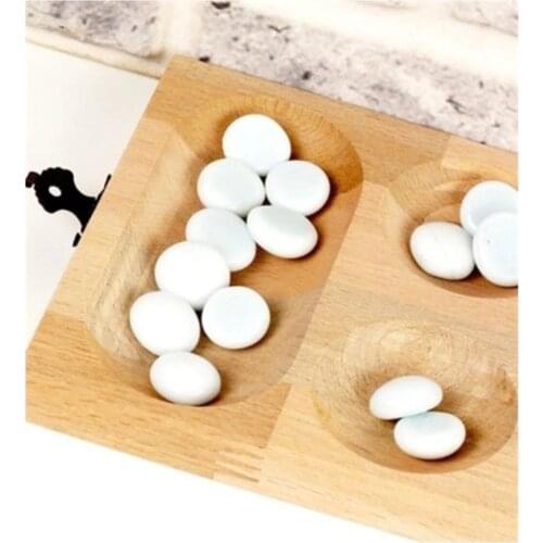 Wooden Mancala Clamshell Mancala Game Brain Teasers