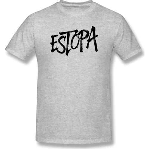Estopas Top Quality Creative Graphic Hot Sale Classic Mens Funny Cute Basic Short Sleeve O collar T-Shirt Funny Tees USA Size