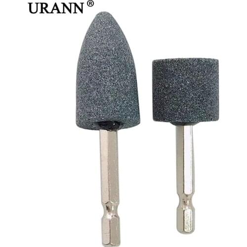 Brown Corundum Grinding Wheel Electric Grinding Head Cylindrical Conical Electric Grinding Head Hexagon Shank Grinding Wheel Gri