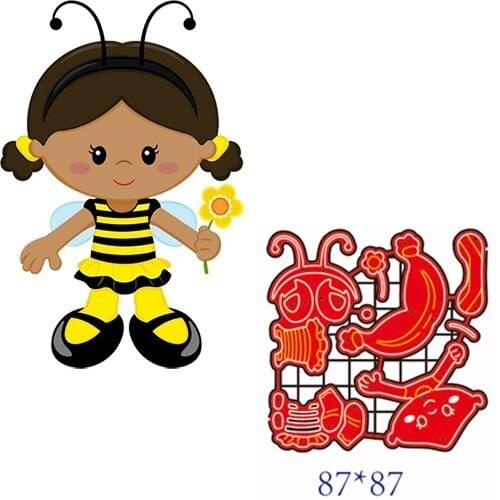 Metal Cutting Dies girl DIY Scrapbooking Paper Cards Decorative Craft Embossing