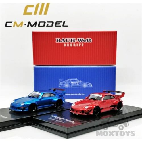 CM Model 1:64 RWB 993 Metallic blue/red Diecast Model Car