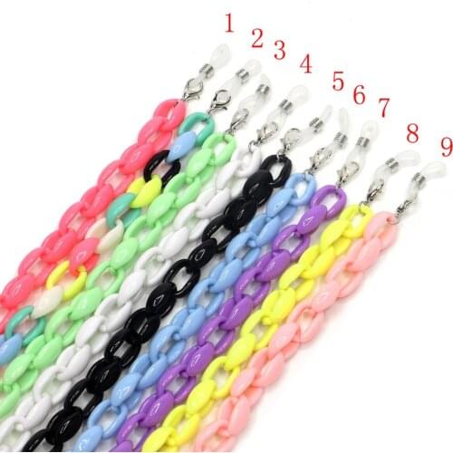 Fashion Concave modelin Link Acrylic Sunglasses Chain Eyeglass Holder Hanging Neck Chain Eyeglasses chain