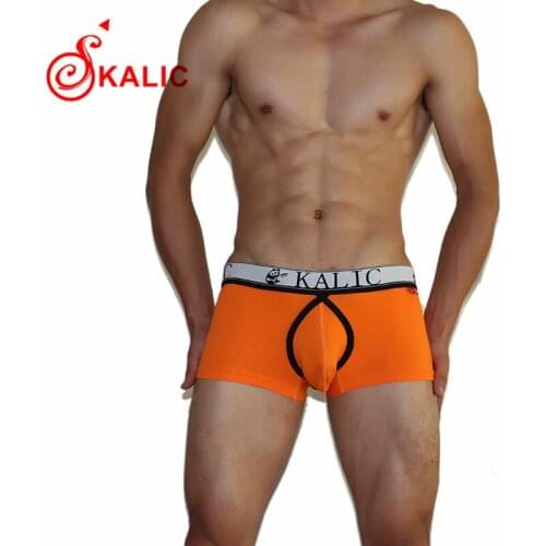 Famous Brand KALIC Cotton Mens Underwear Boxers Brand Mens Boxer Shorts Man Underwear Sexy Boxer Short Sexy Underwear Clothing