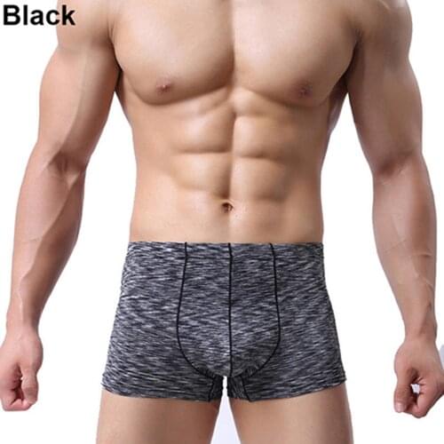 50% Hot Sale Mens Trunks Underwear Boxer Briefs Shorts Bulge Pouch Soft Cool Modal Underpants for Daily Inside wear