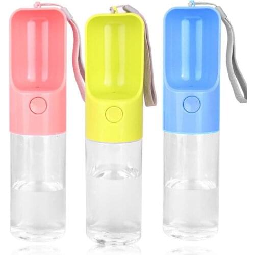 New Dog Water Bottle For Walking Food-Grade Material Portable Pet Travel Water Drink Cup Mug Dish Bowl Dispenser