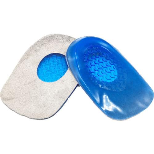 Silicone Gel Insole Heel Cushion Soles Relieve Foot Pain Protectors Spur Support Shoe Pad Feet Care Inserts for feet padded