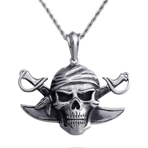 Vintage Accessories European and American Pirates Jack Captains Taro Pendant