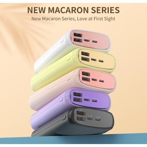 Power Bank 20000mAh Portable Charging Poverbank Mobile Phone External Battery Charger Powerbank 20000 mAh for Xiaomi Mi