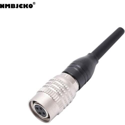 High quality 2pcs/lot mini 4P xlr female Audio MIC connector with mini quick locking and deblocking connector
