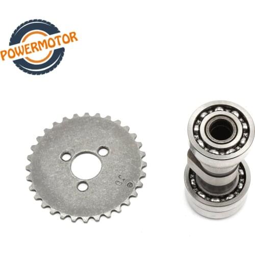 Motorcycle Parts Accessories Cylinder Head Kits Camshaft With Timing Gear For Lifan 140cc Off-road Dirt Pit Bike Engine
