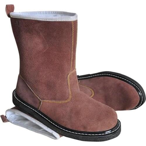 Safety Shoes Cap Steel Toe Safety Shoe Boots For Man Work Shoes Men High-tube Dust proof Footwear Winter Wear-resistant DXZ035