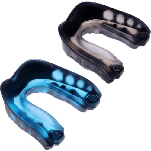 2 Pieces Gum Shield Mouth Guard Mouthpiece Mouthguard Teeth Protection for Boxing Karate MMA Martial Arts Kickboxing Muay Thai