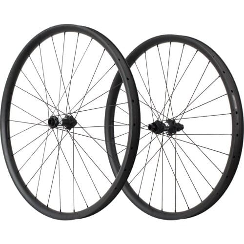 29er carbon disc mtb wheels XC AM 35x25mm Asymmetry 1460g Central lock DT350S boost 110x15 148x12 mtb bike disc carbon wheels