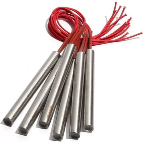 5PCS 17mm 98~115mm 201SUS Cartridge Heater 110/220/380V Tubular Electric Mould 420/430/450/470/490W Heating Resistance Element