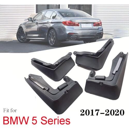 Car Decorative Mud Flaps for BMW 5 Series G30 G3 530 Modificated Plastic Mudguards Parts Accessories Front Rear Fender TPE PP