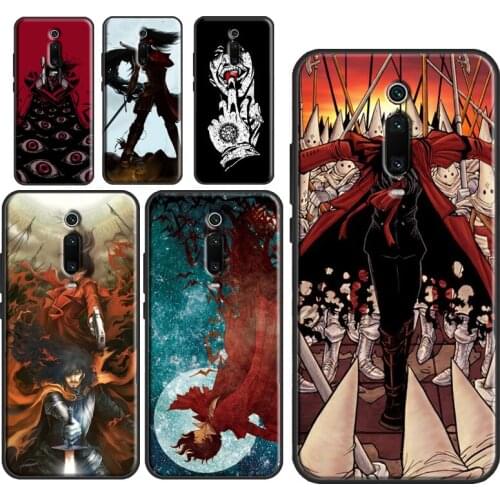 Alucard Hellsing Case For POCO X3 Pro F3 F1 M3 Cover Shell For Xiaomi Mi 11 Ultra 10T Pro Mi Note 10 Lite