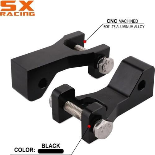 Motorcycle CNC Black Aluminum Front Lowering Kit Adjustable For YAMAHA Blaster Raptor 350 660 Warrior Original Stock A-Arms Only