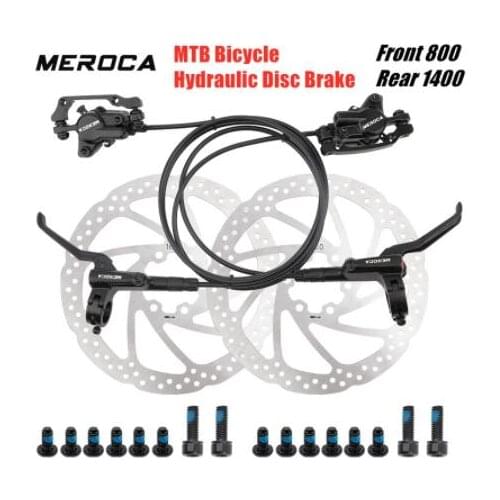 MEROCA M800 MTB Bicycle Brake Hydraulic Disc Brake 800/1400mm DH AM FR Mountain Bike Oil Pressure Caliper Clamp Brake PK MT200