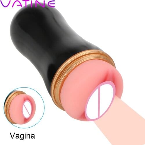 VATINE Penis Masturbation Vagina Real Pussy Sex Machine Male Masturbator Cup Erotic Sex Toys for Men Adult Sex Shop