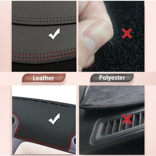 Leather Dashmat Dashboard Cover Pad Dash Mat Carpet for Car-Styling accessories