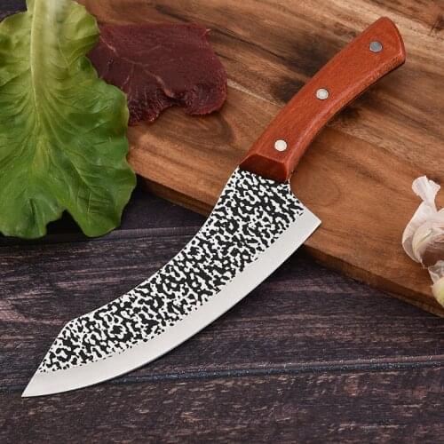 7 inch Stainless Steel Kitchen Slicing Knife Chef Knife Boning Butcher Kitchen Knives Meat Cleaver Kitchen Tools