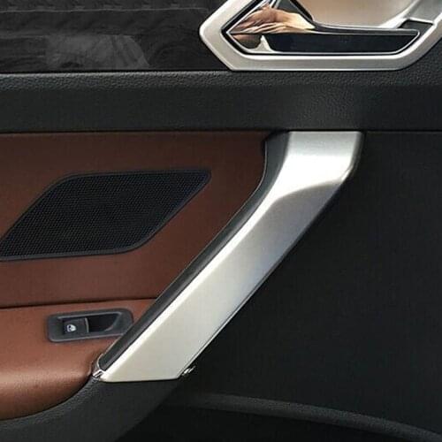 ABS Matte For Touran 2016 2017 2018 2019 Car Accessories Car Interior Door Handle Handrail Armrest Cover Trim Sticker Styling