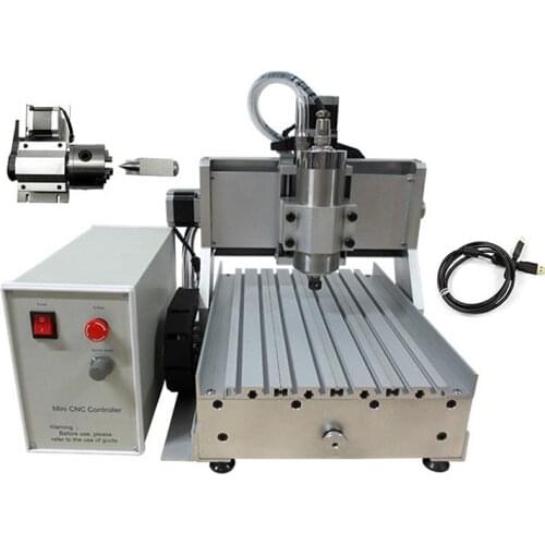 Free tax to RU LY 3020 Z-VFD 1.5KW USB 4 axis assembled mini CNC milling machine