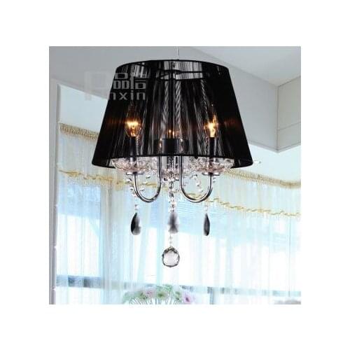 Fashion Drawing Crystal Pendant Bedroom Lamps Lighting