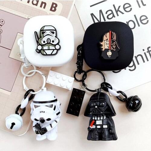 Cartoon Cover for QCY T13 Case with Keychain TWS Earbuds Bluetooth Earphone Case Wireless Headphone Silicone Box Portable Bag