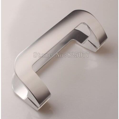 Brand New 1Pair Aluminium Alloy Glass Door Handles Home / Office Shower Sliding Door Handles Champagne/Aluminum color