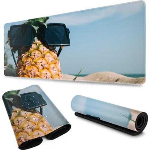 Sunshine Pineapple Beach Mouse Pad Gaming Mouse Pad Pad Keyboard Table Mat Table Blanket Mouse Pad Computer Notebook Pad