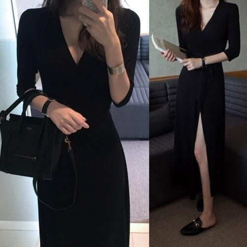Cheap wholesale 2019 new Spring Summer Autumn Hot selling womens fashion casual sexy Dress BP276