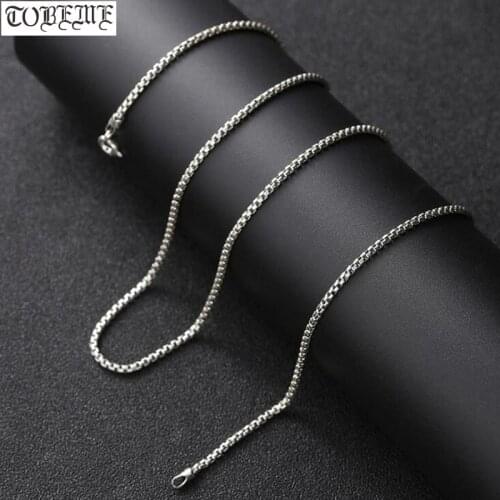 100% 925 Silver Chain Necklace 925 Sterling Link Necklace Pendant Necklace