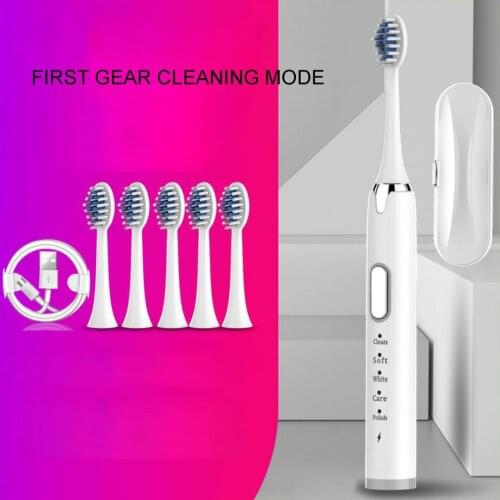 Sonic Electric Toothbrushes Smart Timer Toothbrush IPX7 Waterproof Tooth Cleaning Brush For Adults Kid