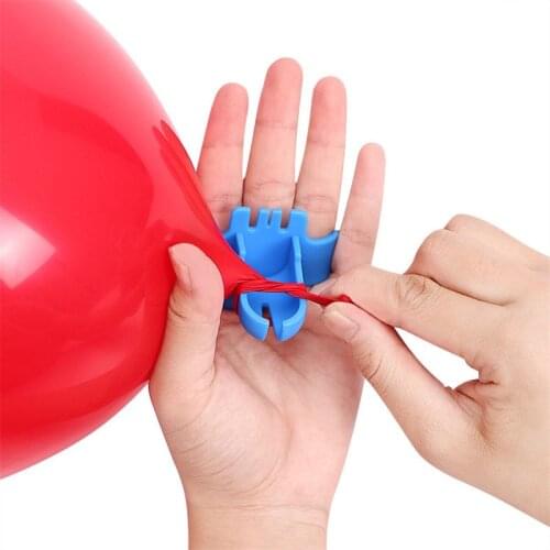 1Pc New Air Ballon Knotter Latex Balloon Fastener Easily Knot Wedding Decoration Birthday Party Balloon Accessories High Quality