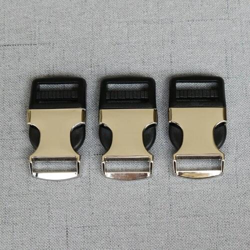 10 Pcs 20 mm Heavy Metal Release Buckle For Paracord Pet Dog Collar Sewing Diy Accessories Straps Belt Loop Breakaway Hardwar