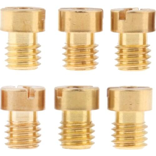 6 pcs Carburetor Main Jet Kit 75.78.80.82.85.88 Auto Replacement Parts For Keihin for OKO for PWK Motorcycle