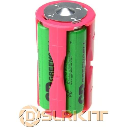 4 AAA/LR03 to C Size Parallel Adapter Battery Holder Case Box Convertor