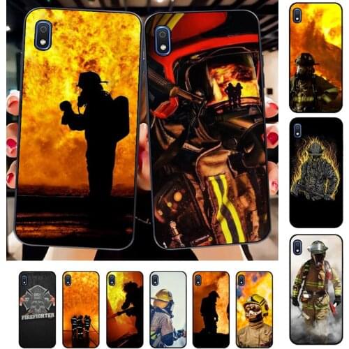 TOPLBPCS Firefighter Heroes Fireman Phone Case for Samsung A30s 51 71 10 70 20 40 20s 31 10s A7 A8 2018
