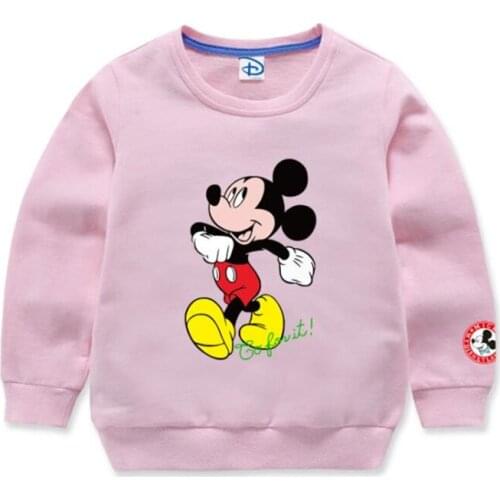 Disney childrens wear the new 2021 boys girls long-sleeved cotton fleece joker sports coat
