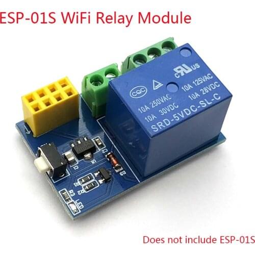 ESP8266 ESP-01S ESP01 S 5V WiFi Relay Module ESP-01S ESP01S Things Smart Home Remote Control Switch Phone APP (no ESP-01