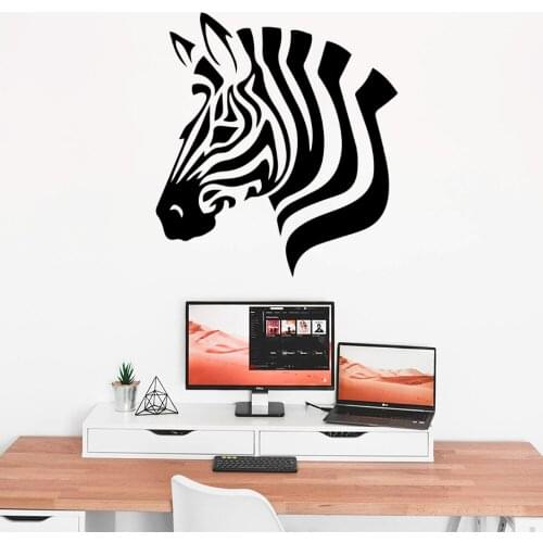 Exquisite Zebra Wall Stickers Art Wall Decor for Baby Room Decor Wallpaper Vinyl Sticker Living Room Home Decor Decal