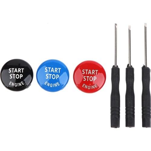 Car Engine Start Button Replace Cover Stop Switch Accessories Key Decor For Fit Bmw X1 X5 X6 E71 Z4 E89 3 5 Series E90 E91 E60