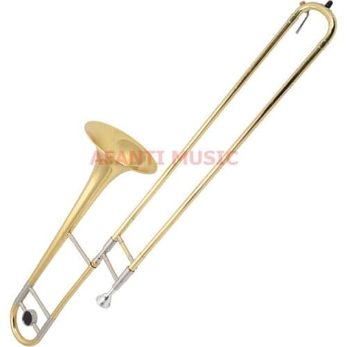 Afanti Music Tenor Falling Tune B / Yellow Brass / Gold finish Trombone (ATB-129)