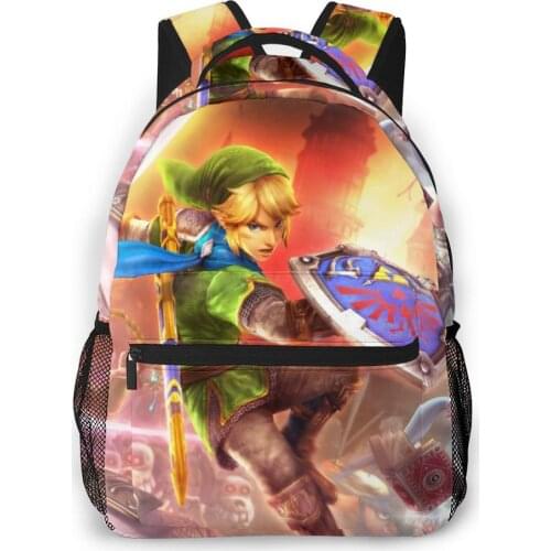 Zelda Backpack for Girls Boys Travel RucksackBackpacks for Teenage school bag