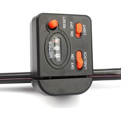 Mounchain Manual Lighted Fish Line Counter Precise Counting Digital Display for Fishing Electronic feeder fishing tackle Box