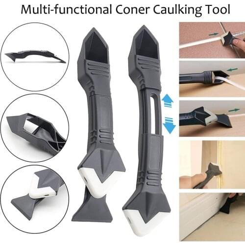 4 set Silicone Remover 5 in 1 Scraper kit Soft Grout Kit with Sewing Tape Silicon Sealant Scraper Hand Tools Grout Scraper Tools