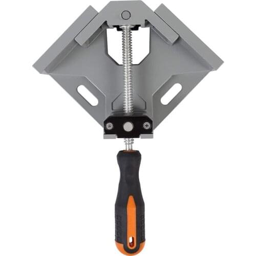 Right Angle Clamp Single Handle 90° Aluminum Alloy Corner Clamp, Right Angle Clip Clamp Tool Woodworking Photo Frame Vise Holder