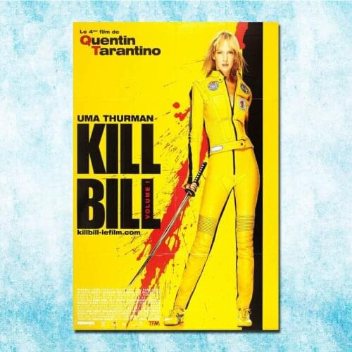 Vintage Classic Movie Kill Bill Art Silk Poster Canvas Retro Print For Home Room Decor Decoration-018